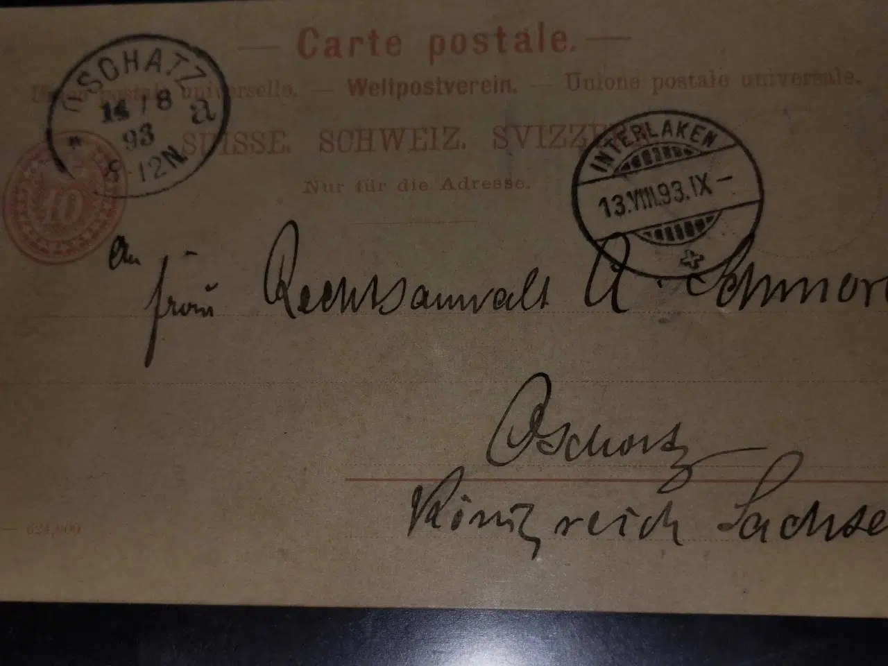 Billede 7 - postkort fra Italien 1908 og Deutsche Reich