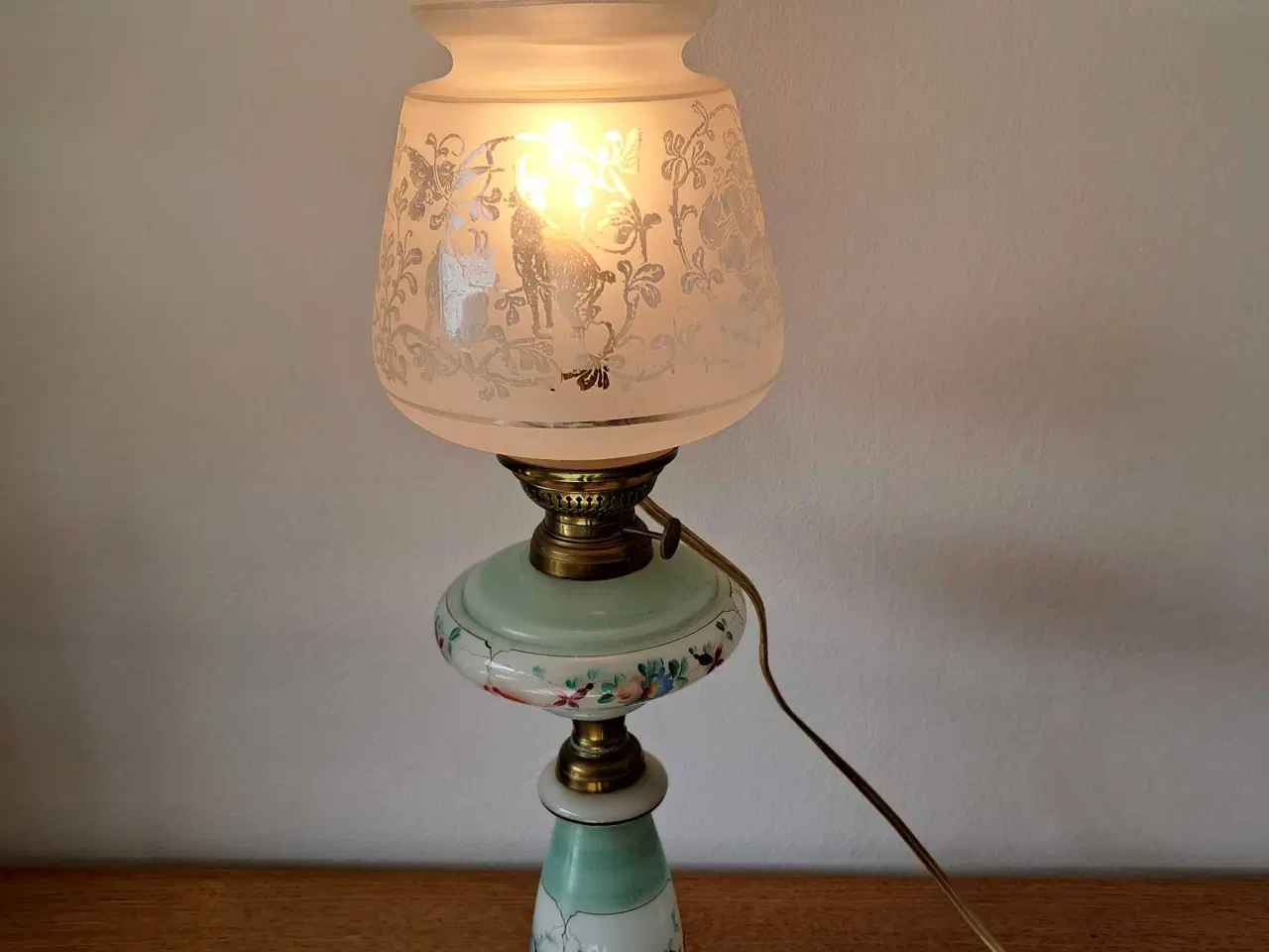 Billede 2 - Gammel bordlampe