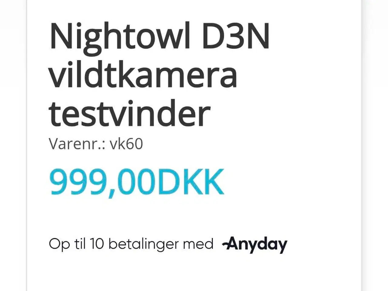 Billede 2 - Vildtkamera sælges
