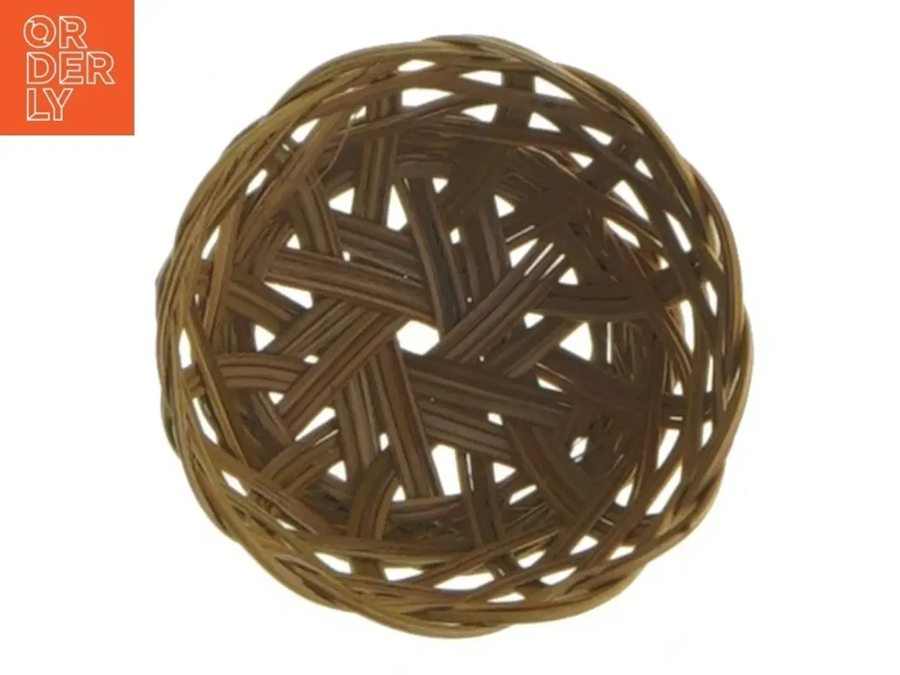 Billede 2 - Flettet kurv (str. Ø. 6 cm. længde. 4,5 cm)