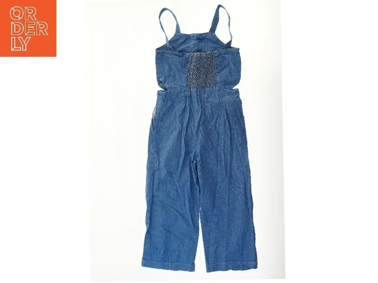 Billede 2 - Blå ærmeløs buksedragt i denimlook fra Zara (str. 164)