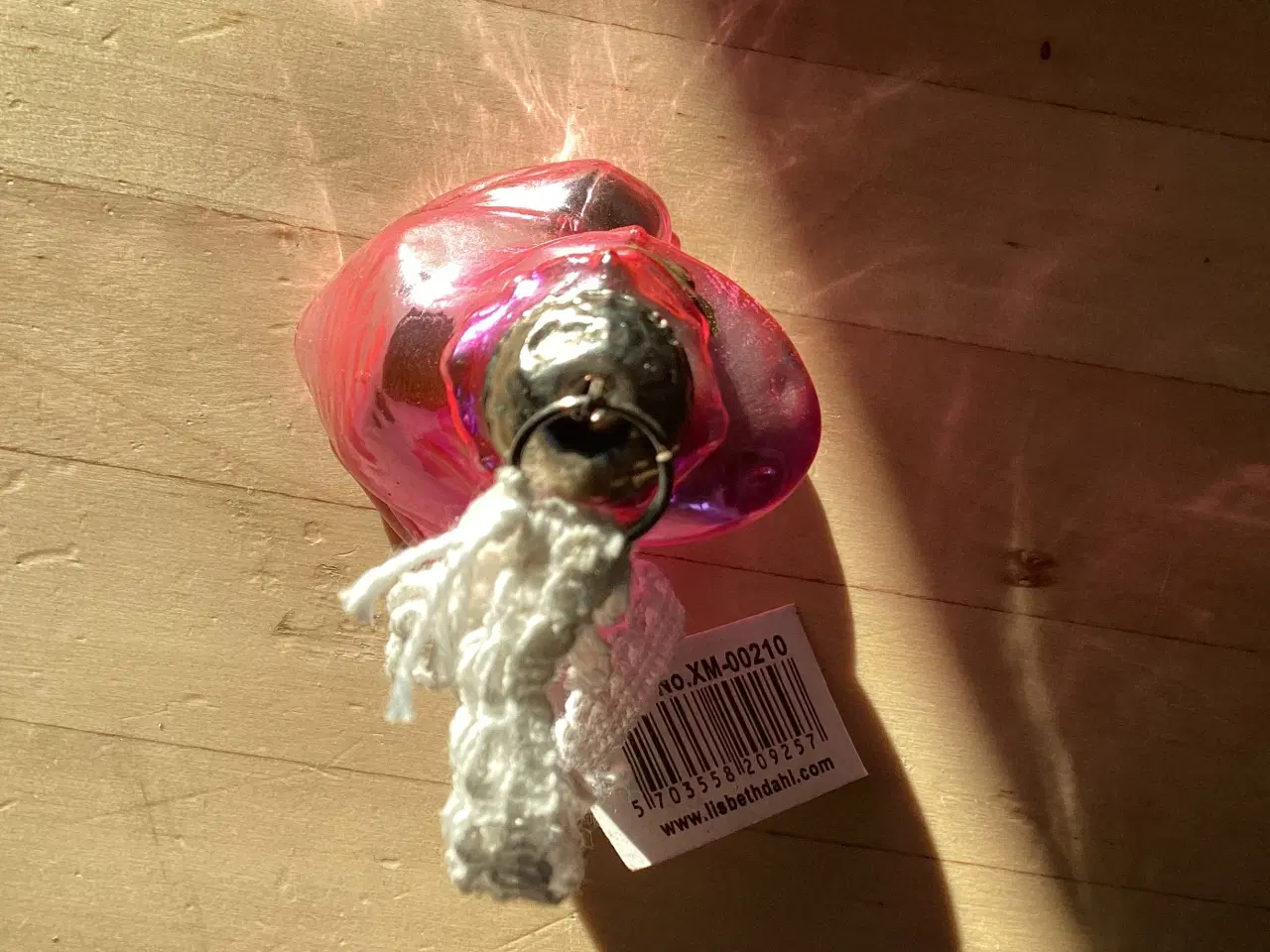 Billede 5 - Julepynt- lyserød frø fra Lisbeth Dahl