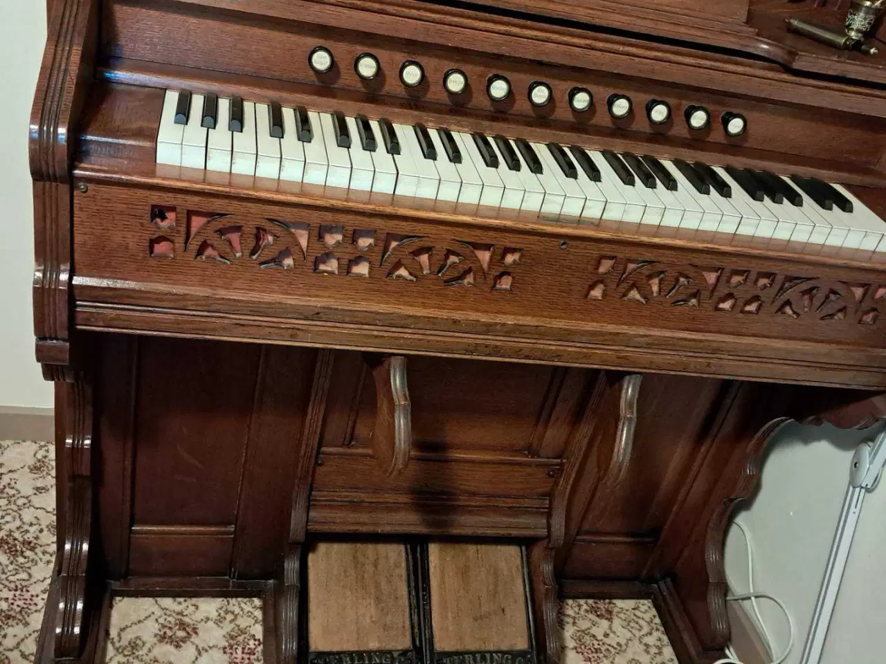Billede 4 - Antik Orgel, pumpeorgel 