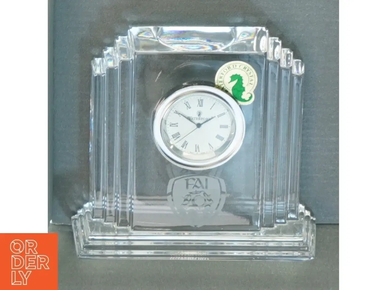 Billede 3 - Waterford Crystal ur (str. 9,5x10 cm)
