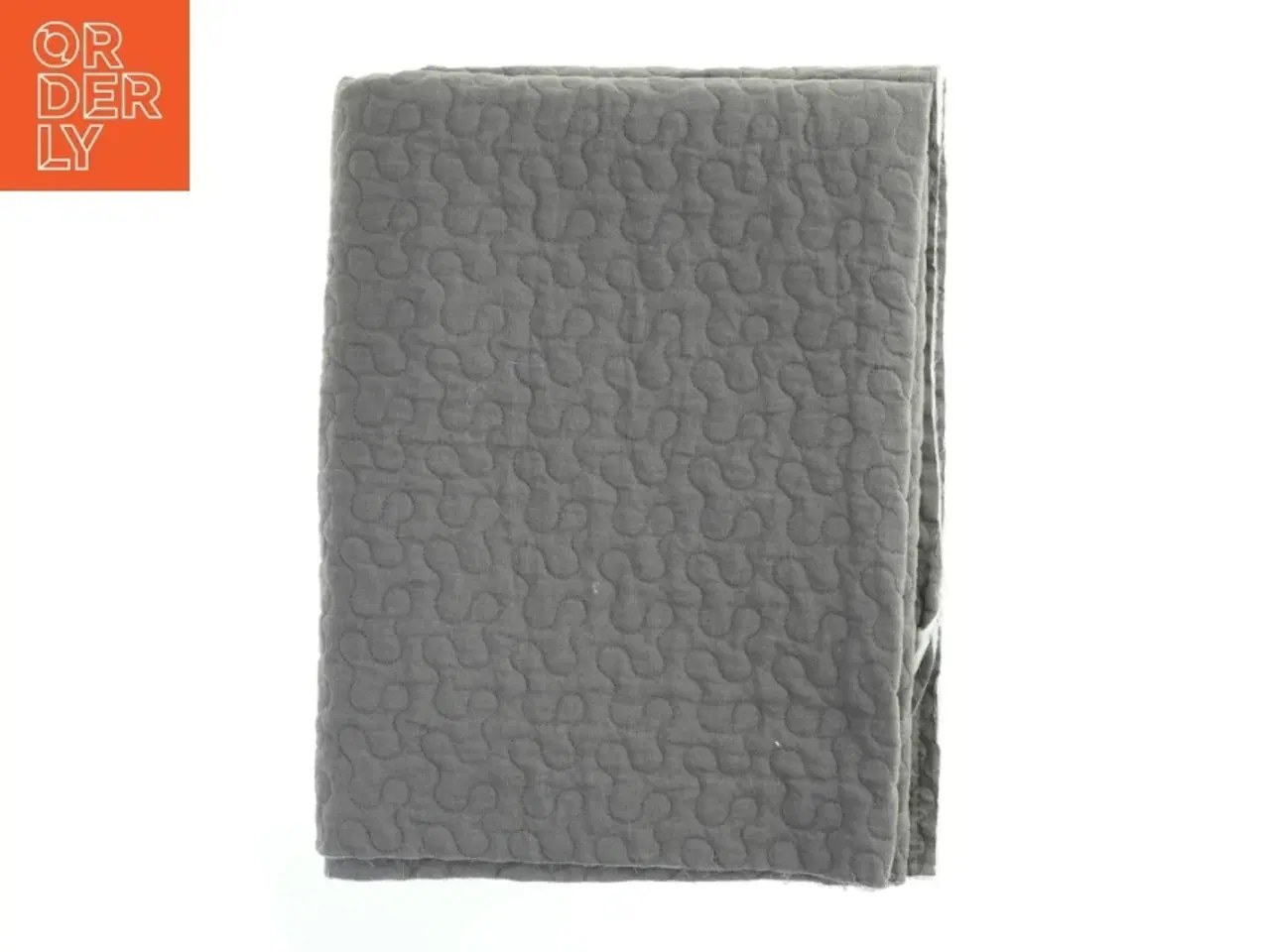 Billede 1 - Brun vatteret stof