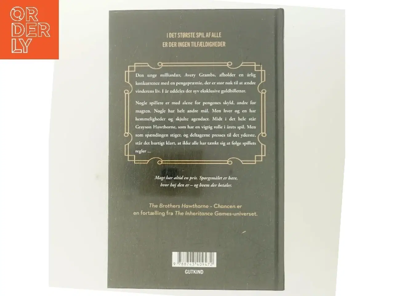 Billede 3 - The grandest game af Jennifer Lynn Barnes (Bog)