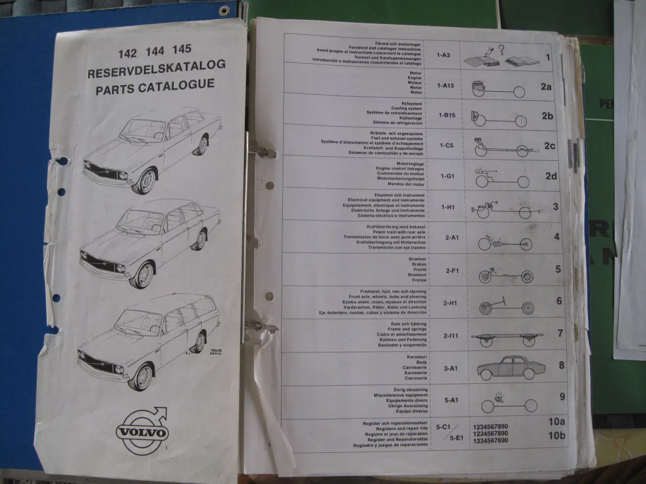 Billede 2 - Volvo reperations bøger, 140 serien