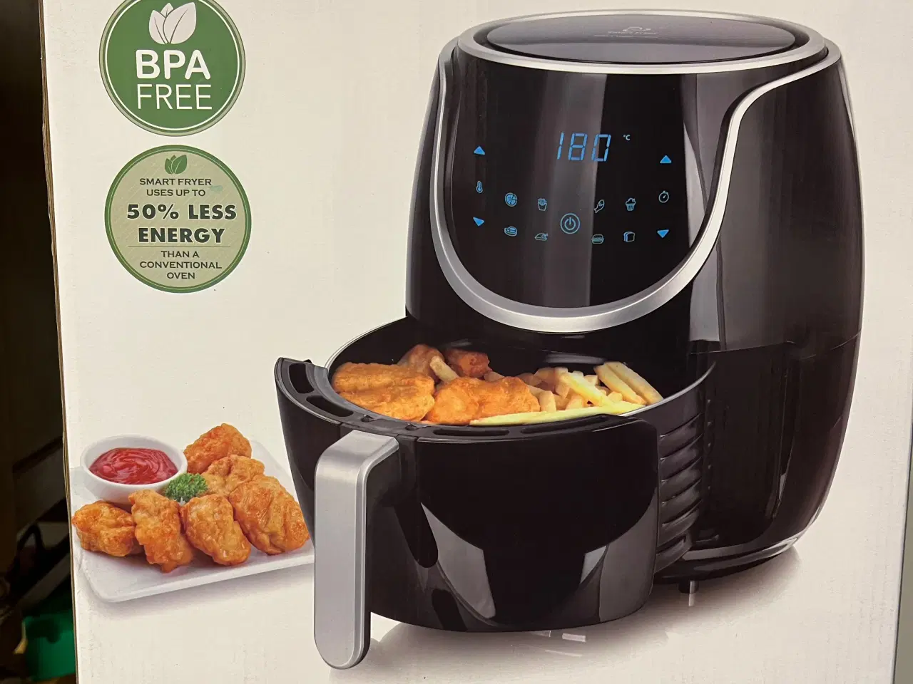 Billede 1 - Airfryer 4.5 liters, Emerio 