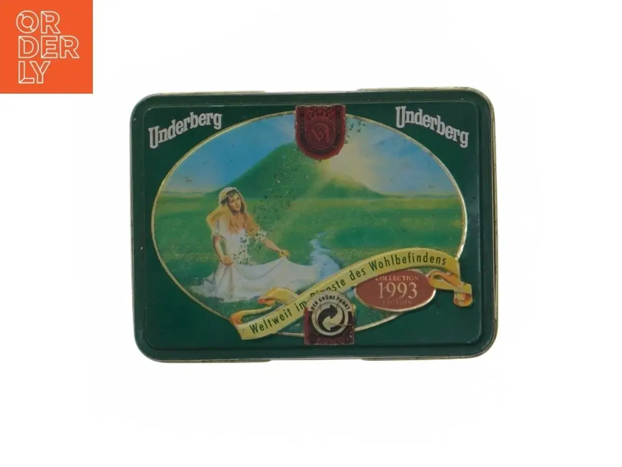 Billede 3 - Retro Underberg metalæske fra 1993 (str. 11,5x12 cm)