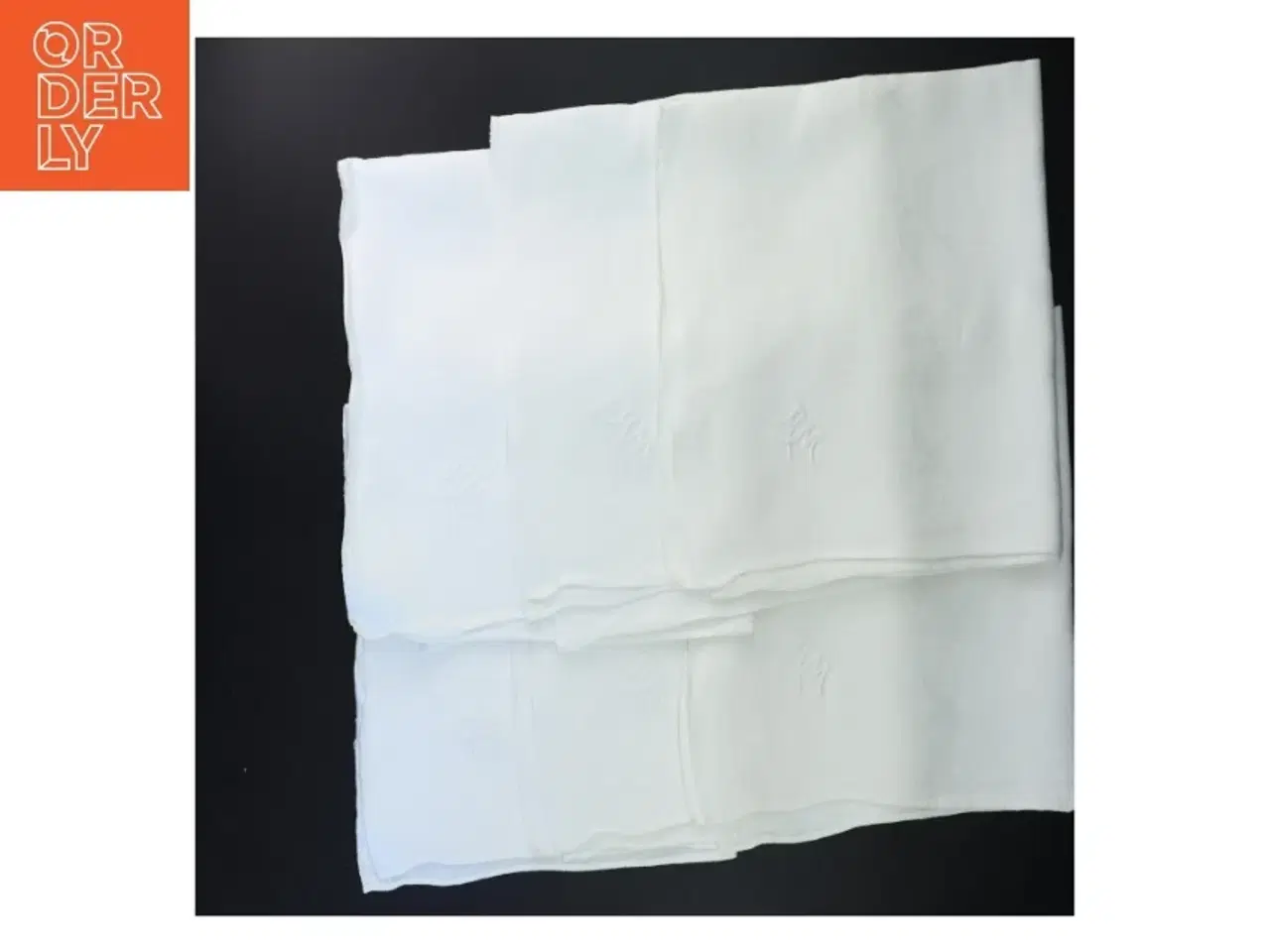 Billede 1 - Hvide servietter (str. 54x47 cm)