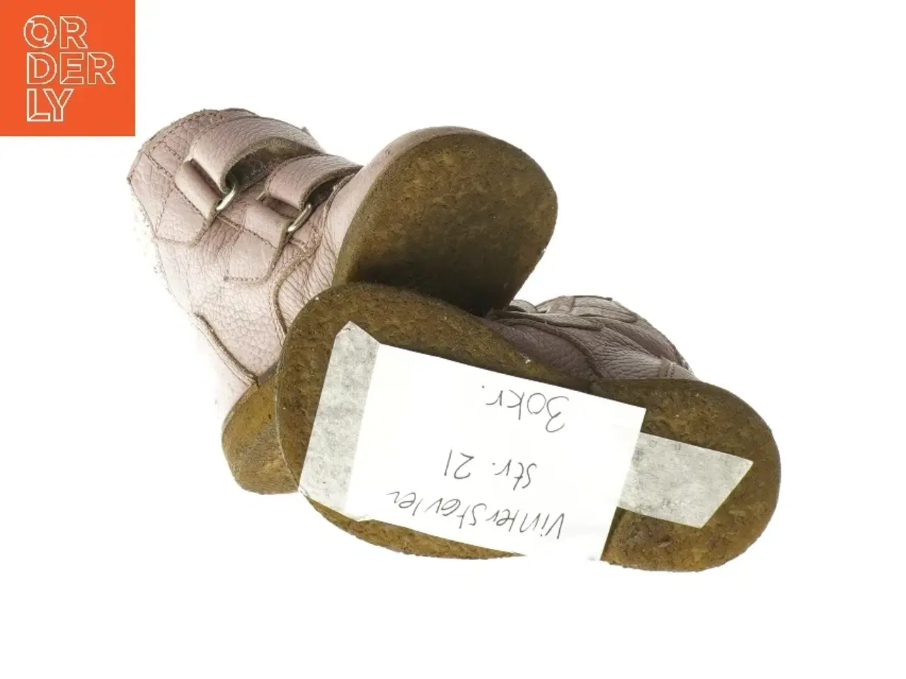 Billede 3 - Børnestøvler i lyserød glitter (str. 21 )