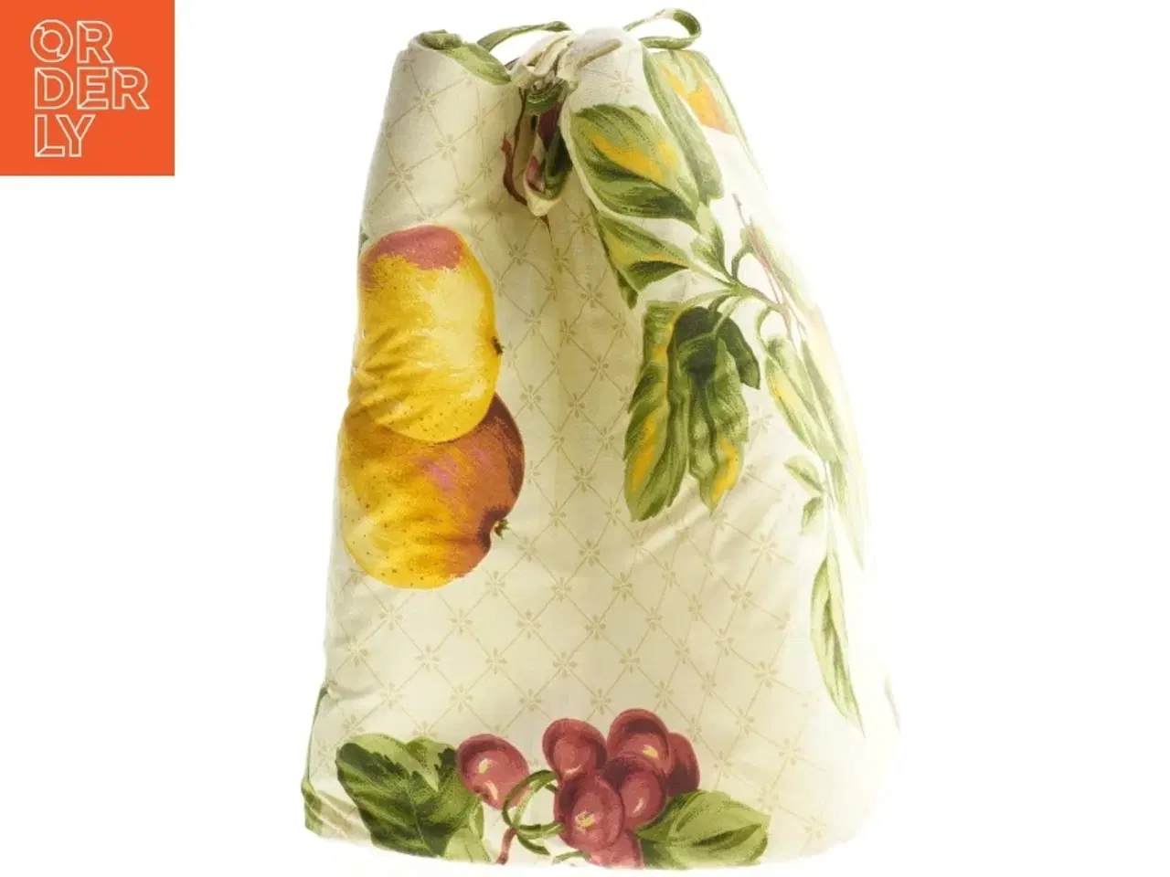 Billede 2 - Quiltet tehætte med blomstermotiv (str. 30 x 20 cm)