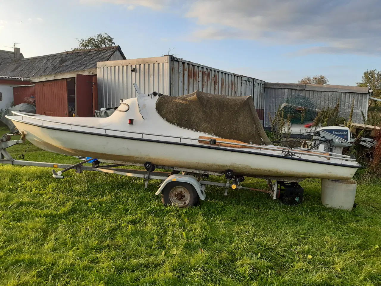 Billede 9 - Mopa inkl. Evinrude motor og Brenderup bådtrailer