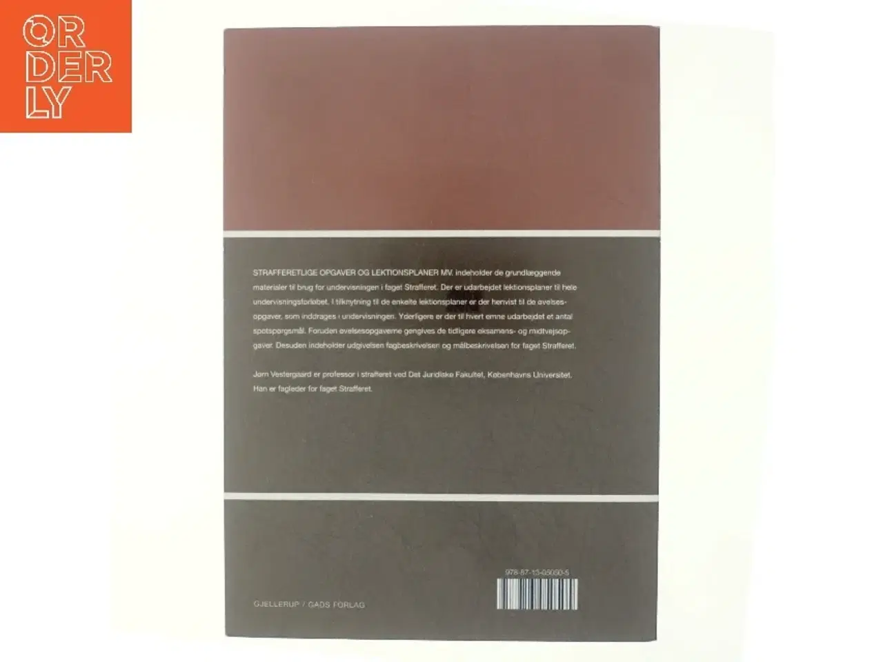 Billede 3 - Strafferetlige opgaver og lektionsplaner mv. af Jørn Vestergaard (Bog)