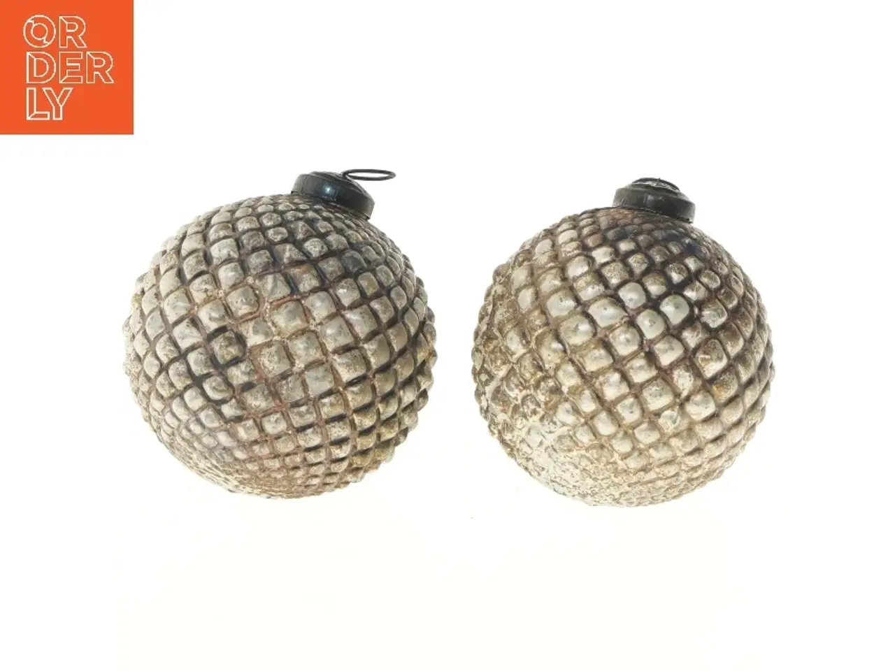 Billede 1 - Vintage julekugler (str. Ø 10 cm)