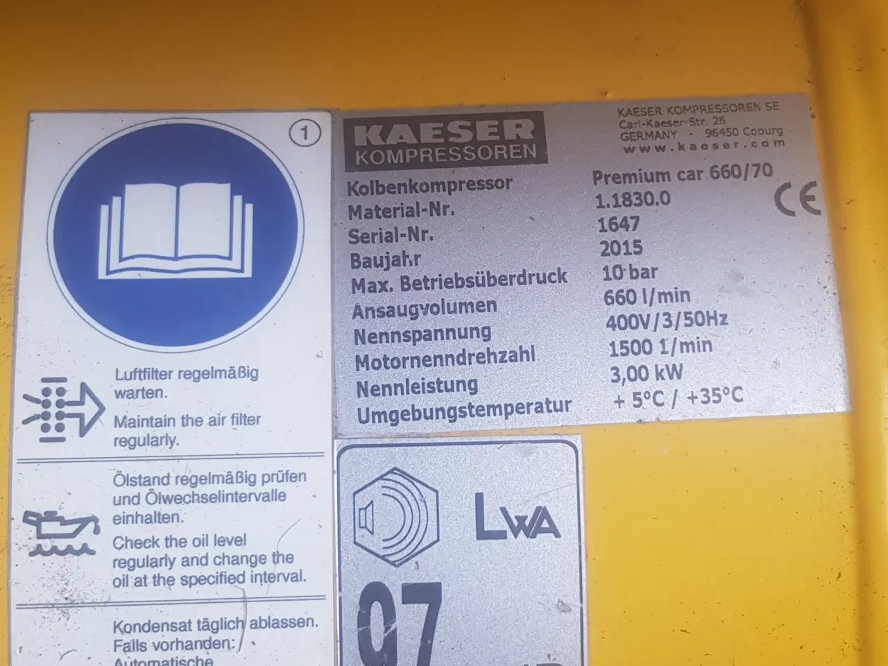 Billede 3 - Kompressor Professionel til kraft