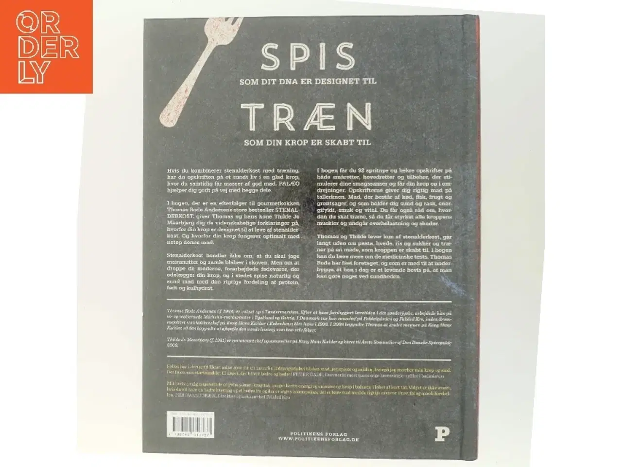 Billede 3 - Palæo : stenalderkost & træning af Thomas Rode Andersen (Bog)