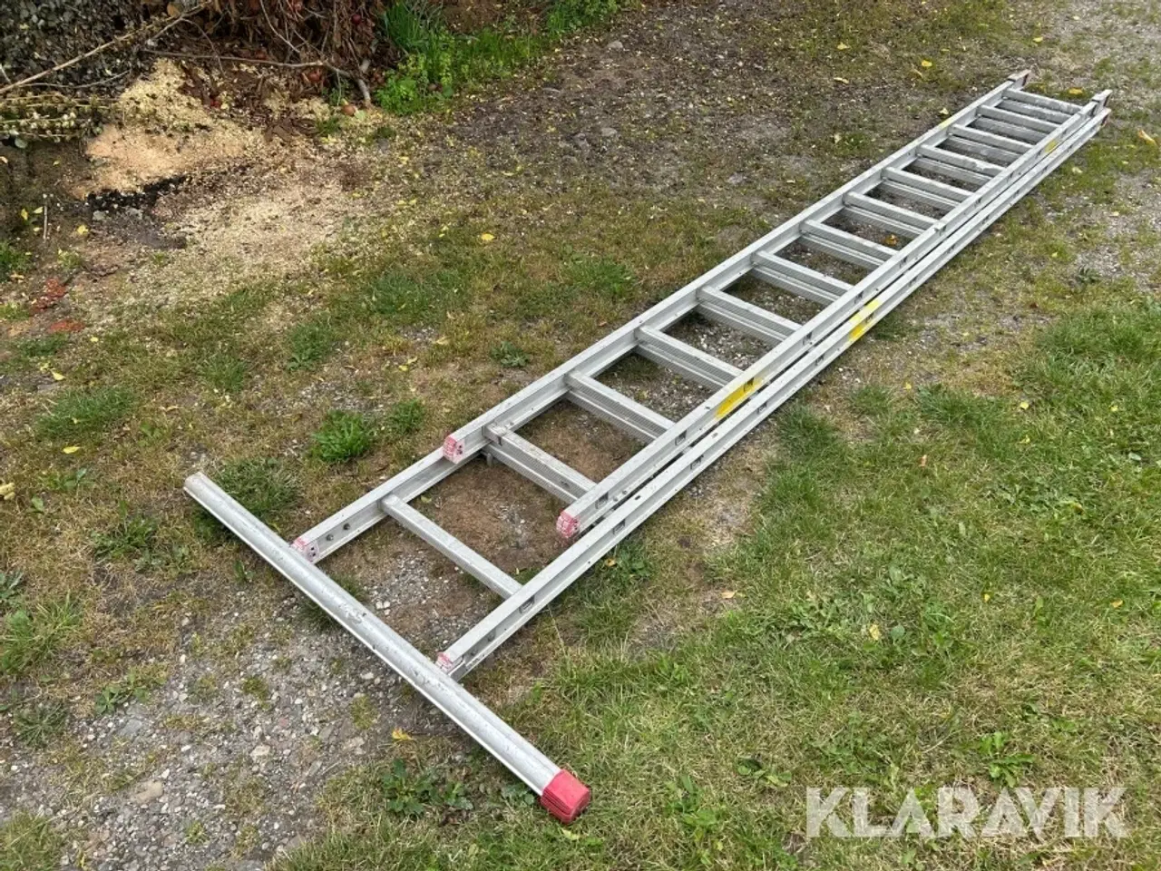 Billede 1 - Stige Scando Alu Skydestige 7,2 meter