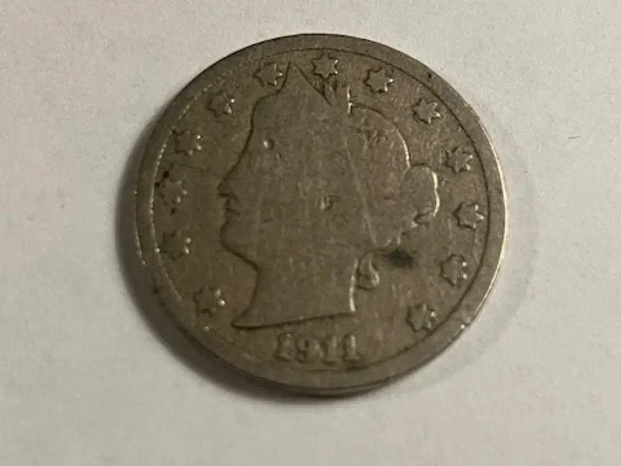 Billede 1 - Five Cents 1911 USA