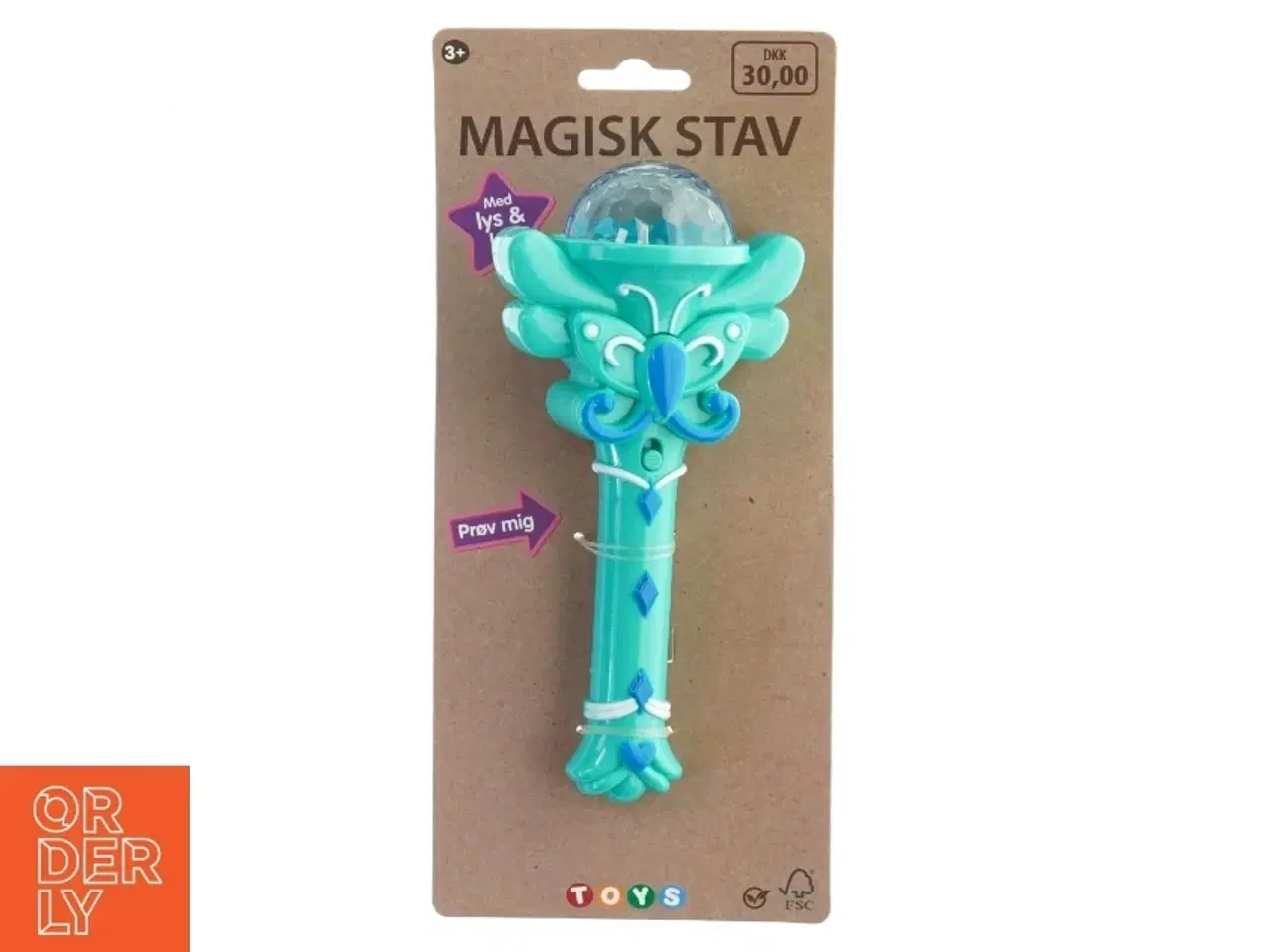 Billede 1 - Magisk stav med lyd og lys fra Rohs (str. 19x9 cm)