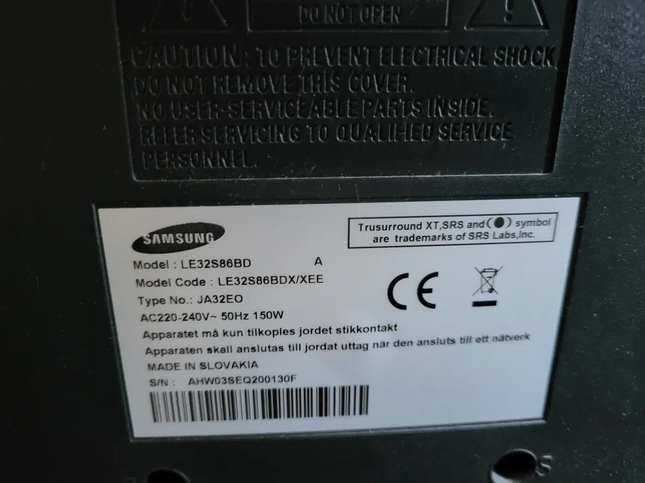 Billede 2 - Samsung 32" med ældre cromecast