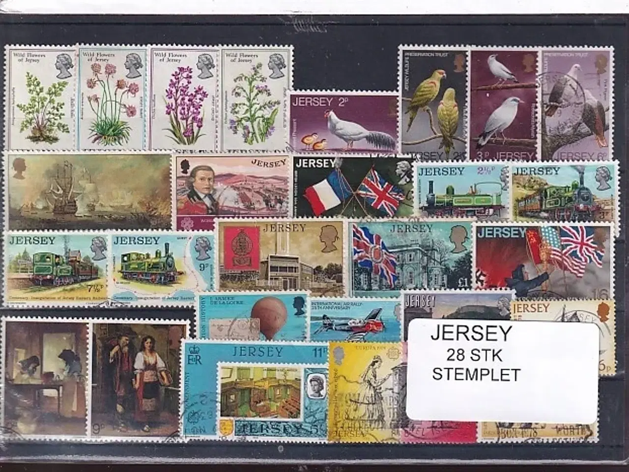 Billede 1 - Jersey Samling - 28 stk. - Stemplet