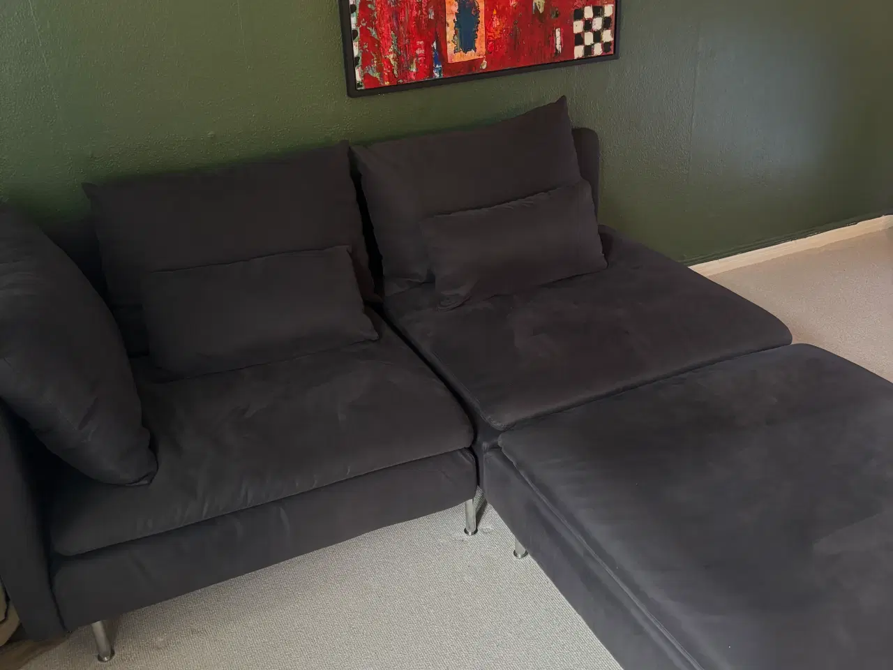 Billede 3 - SÖDERHAMN sofa (3-pers siddesektion) mørke grå