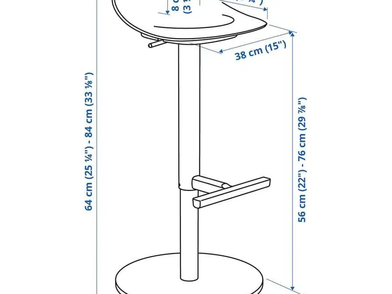 Billede 3 - 4 JANINGE Ikea Barstole