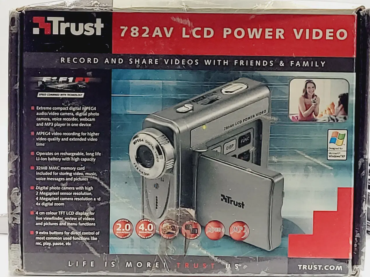 Billede 3 - ⭐️· Trust 782AV LCD Power Video Camcorder