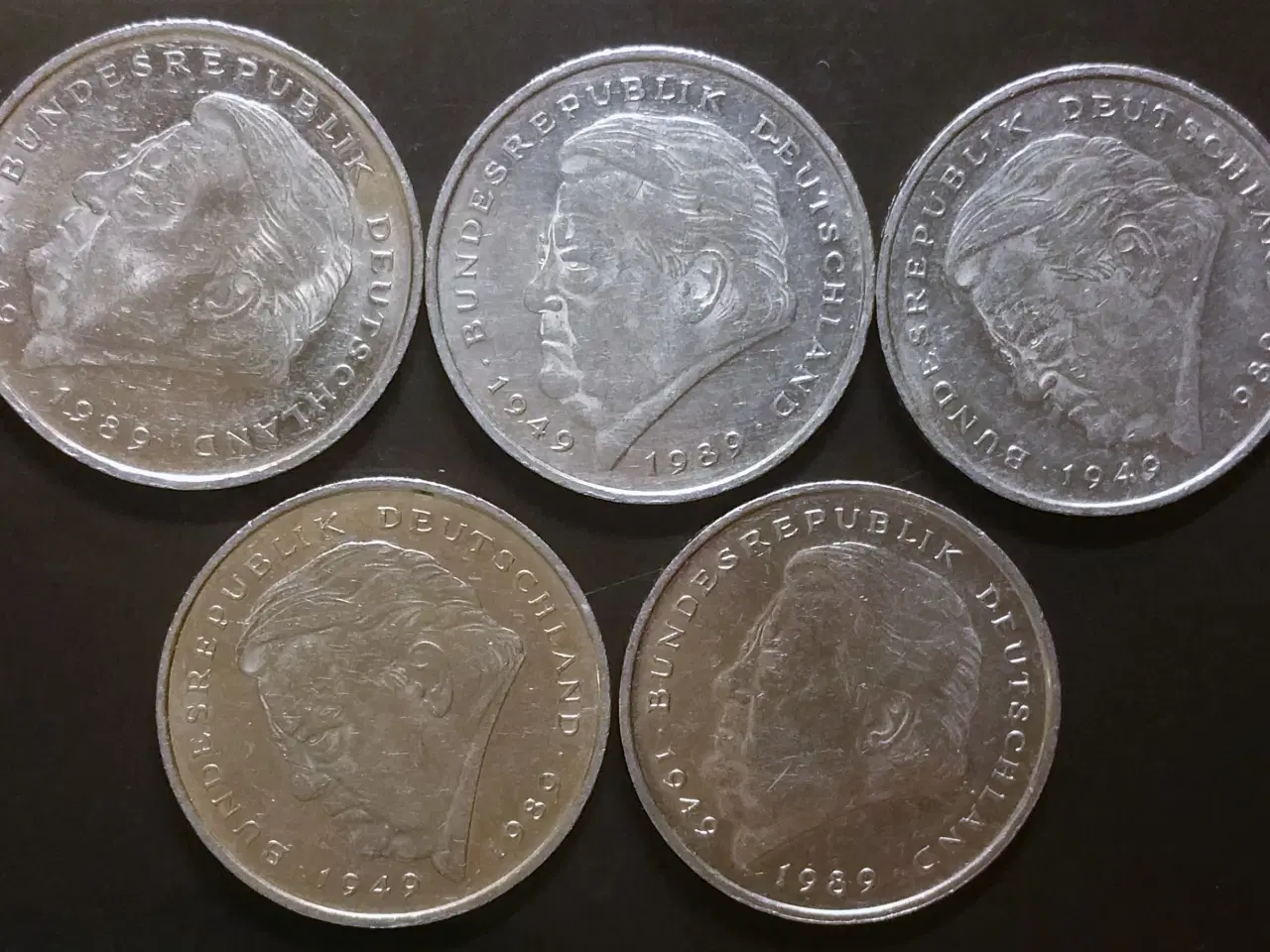 Billede 1 -  Tyskland BEDRE ÅR! 2 MARK 1995A 1995A F J STRAUSS