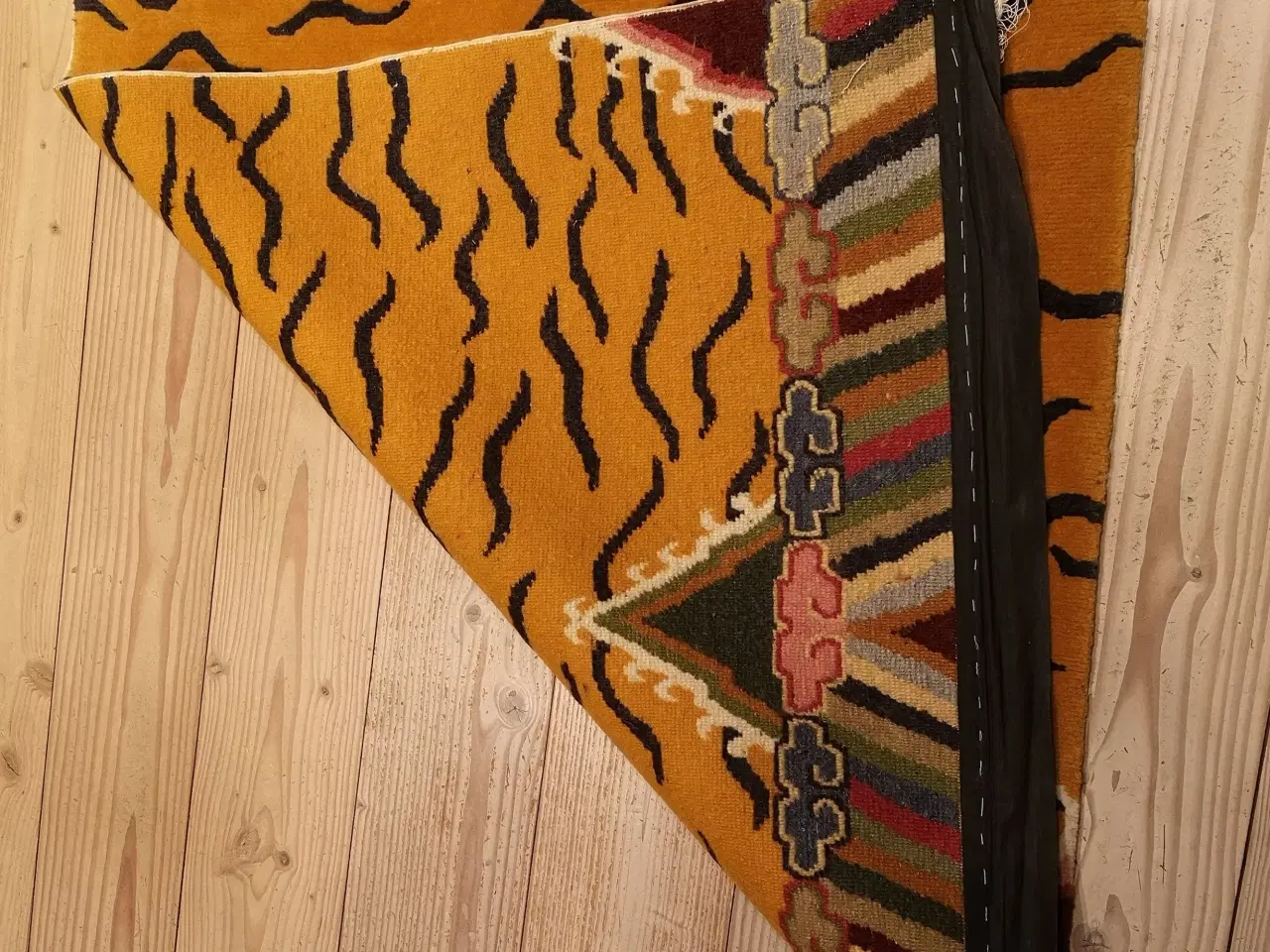 Billede 3 - Unikt tibetansk tigertæppe