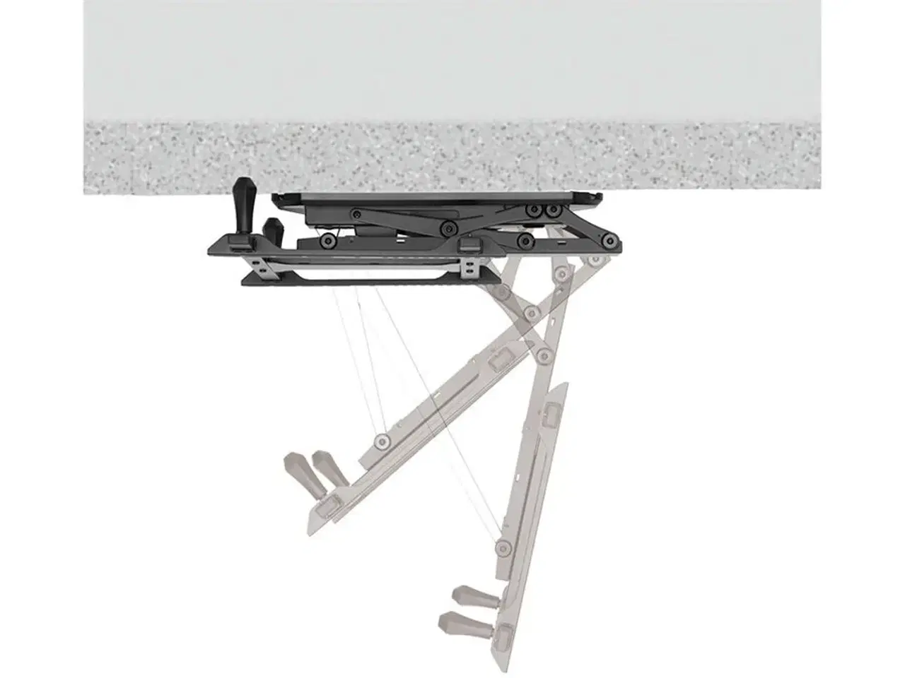 Billede 7 - Elektrisk TV loftbeslag - 32-70" inkl. remote.