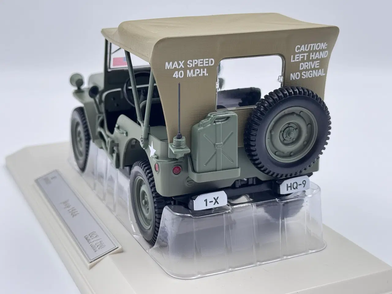 Billede 6 - 1944 Jeep US Army 1st Division infantry D-Day 1:18