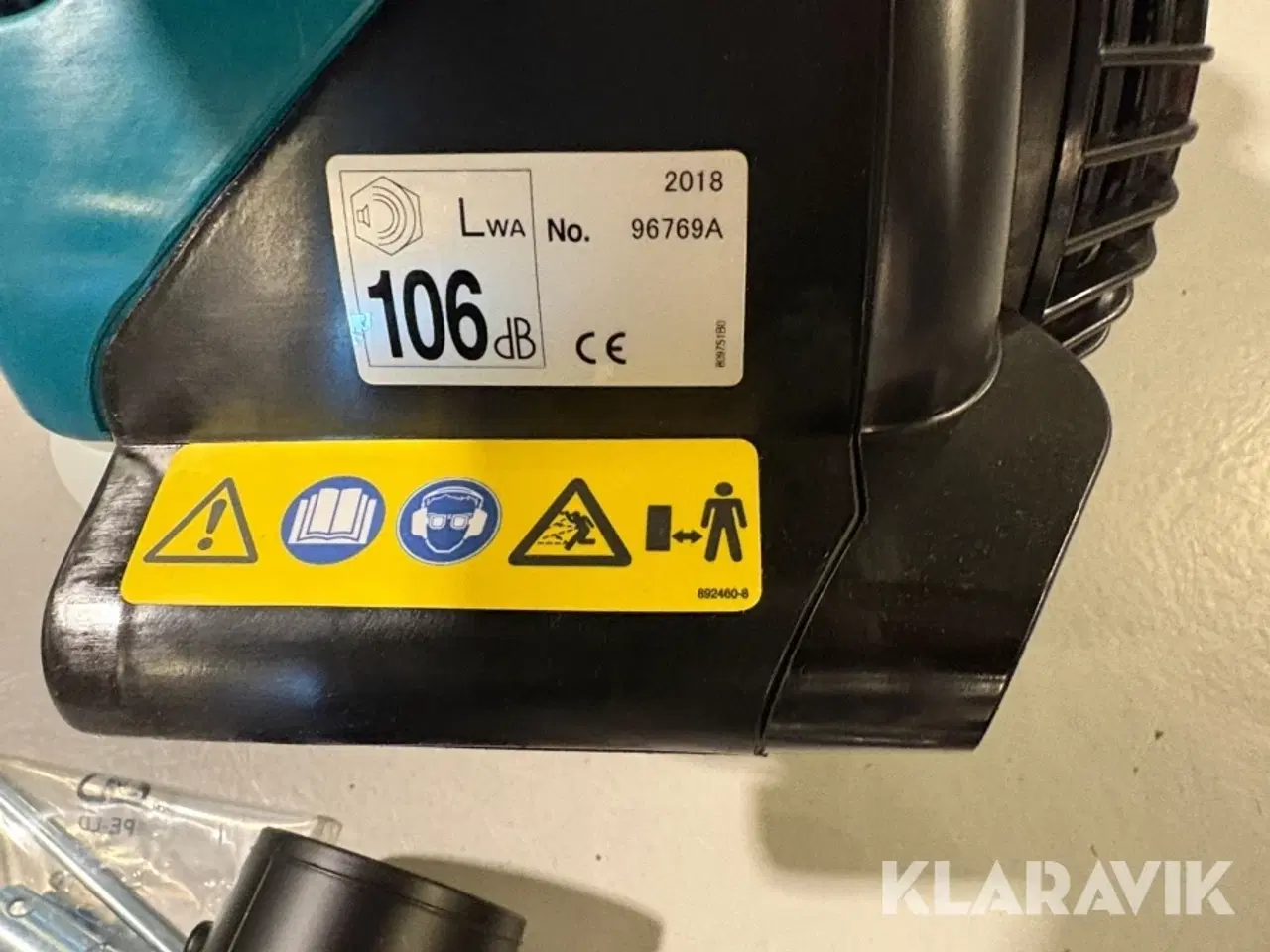 Billede 8 - Løvblæser Makita BHX2501 med opsamlerpose