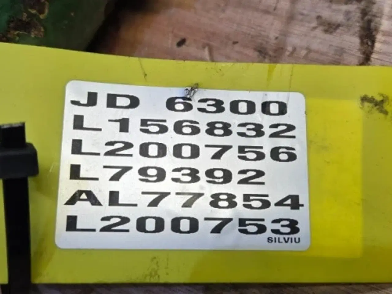 Billede 2 - John Deere 6300 Liftspindel L156832