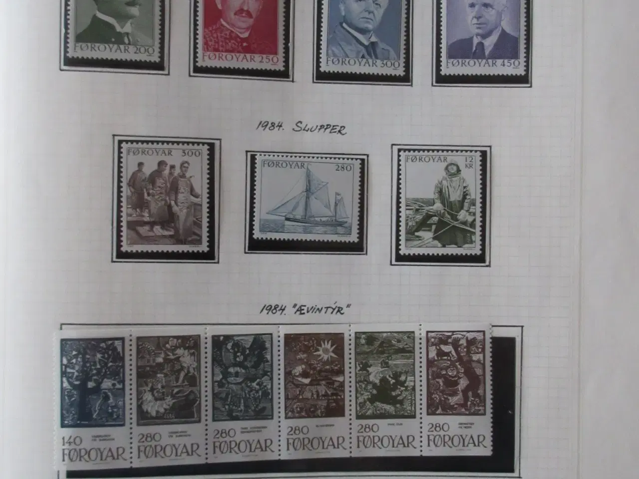 Billede 12 - Færøerne start samling postfriske frimærker