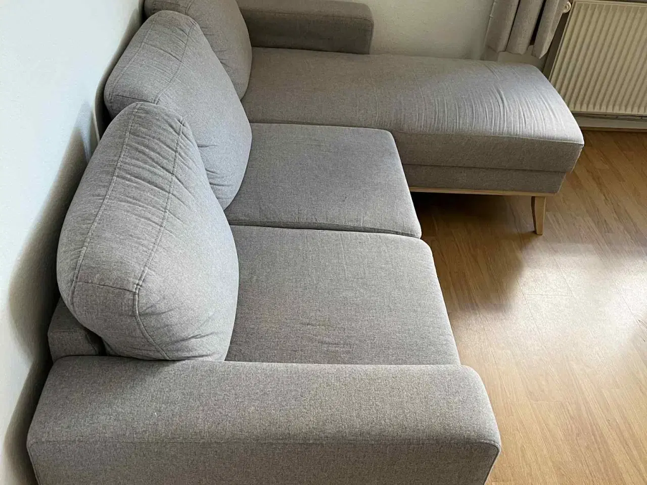 Billede 3 - Sofa med chaiselong, grå