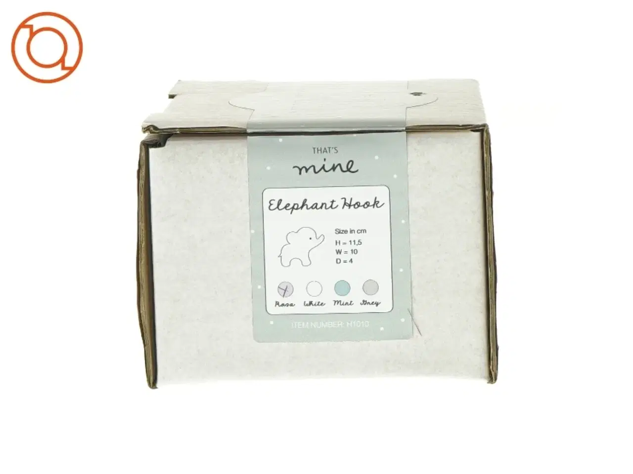 Billede 3 - Vægkrog/knage elefant fra That's Mine
