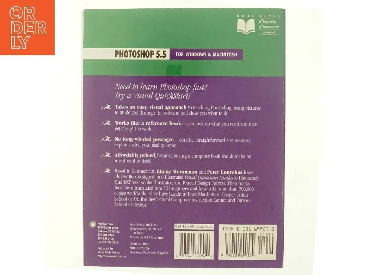 Billede 3 - Photoshop 5.5 for Windows and Macintosh af Peter Lourekas (Bog)