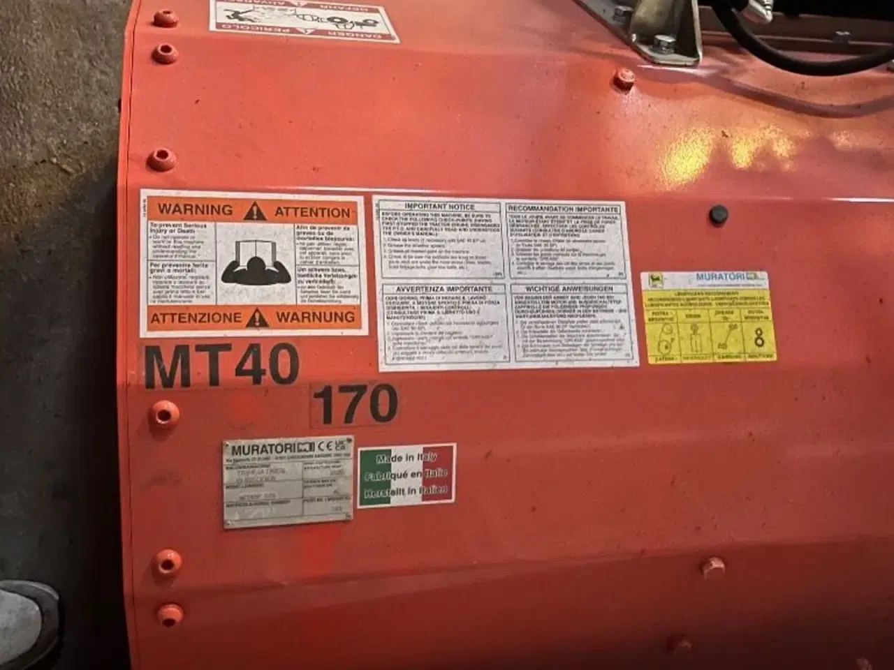 Billede 2 - Muratori MT 40 F 170 Overgemt Slagleklipper