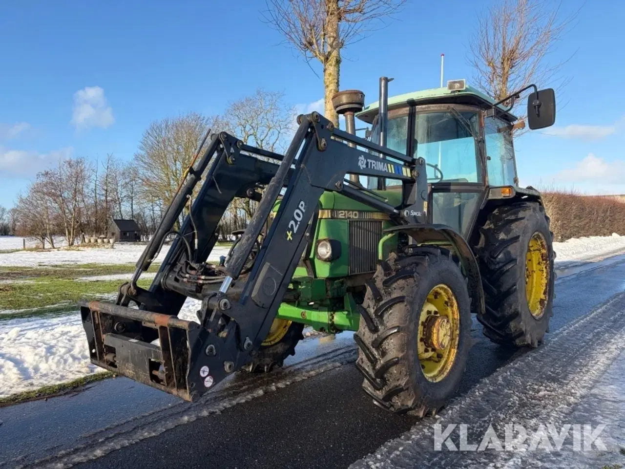 Billede 1 - Traktor John Deere 2140 med frontlift
