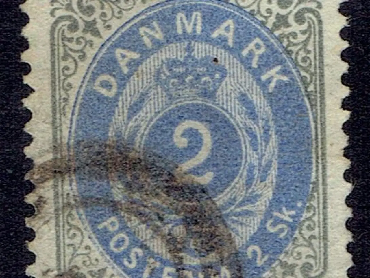 Billede 1 - Frimærker, Danmark skillingsmærker