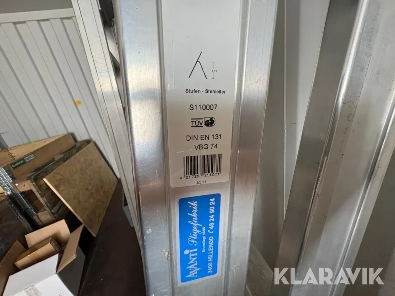 Billede 3 - Aluminiumstiger Avanti Stigefabrikken 3 styk
