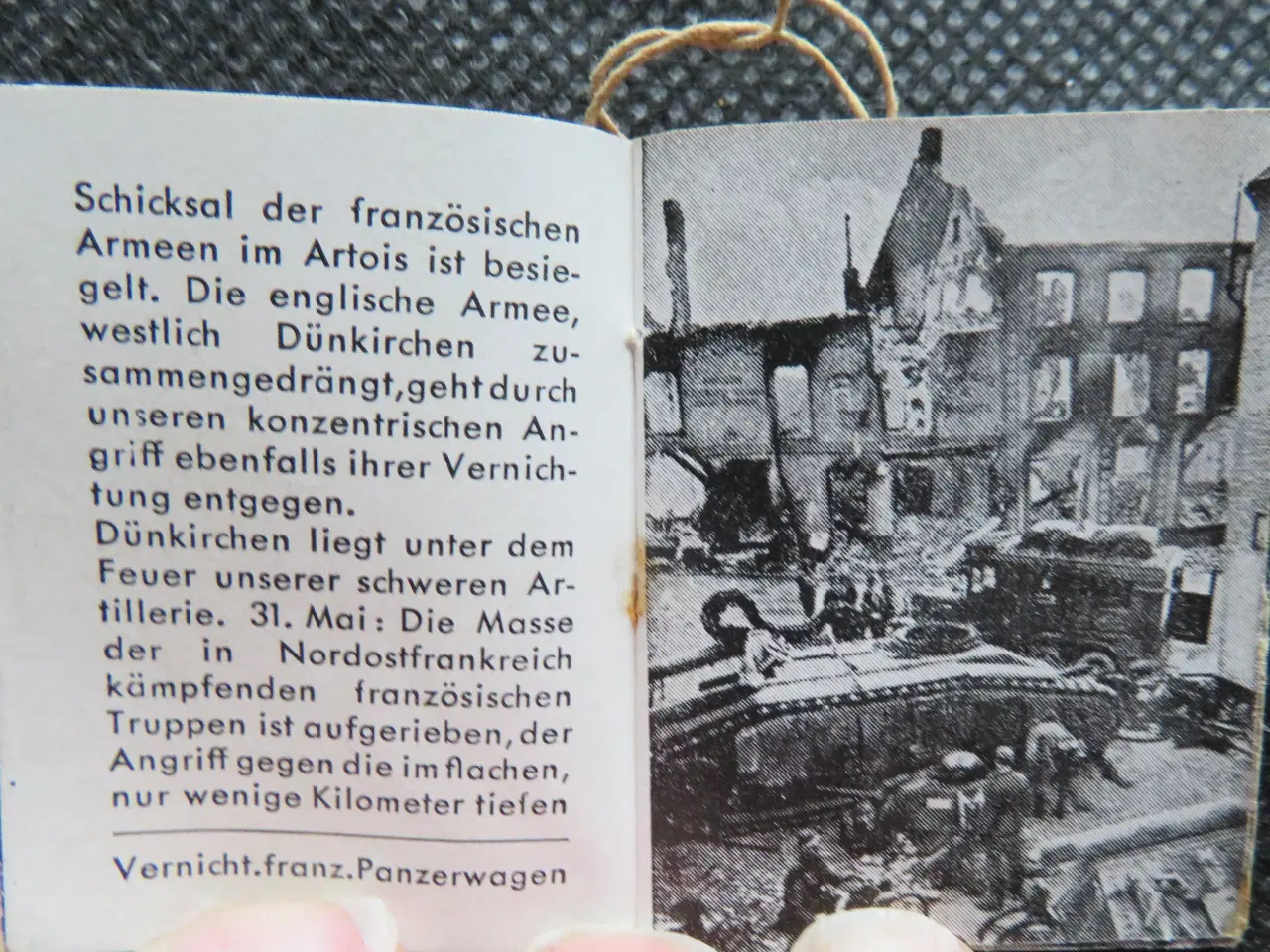 Billede 8 - 1940. Der Feldzug in Belgien, Flandern, Artois.