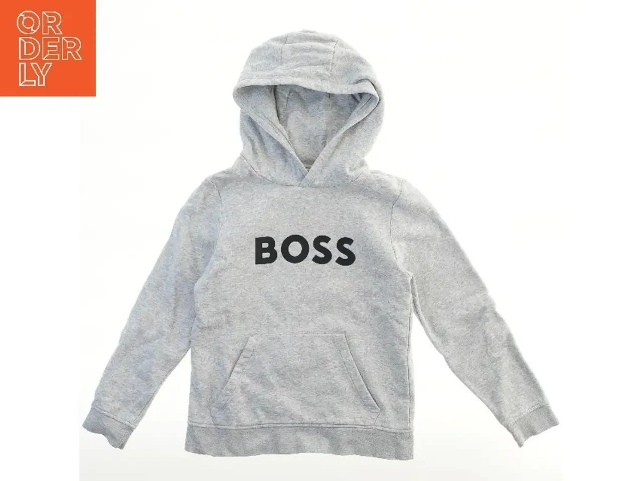 Billede 1 - Grå hættetrøje med 'BOSS' tryk fra Boss (str. 140)