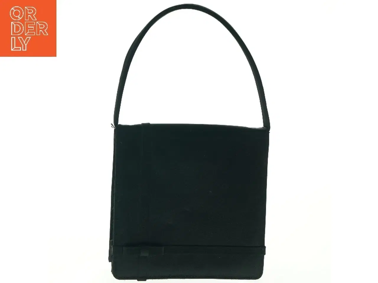 Billede 1 - Sort skuldertaske (str. 15,5 x 16 cm)