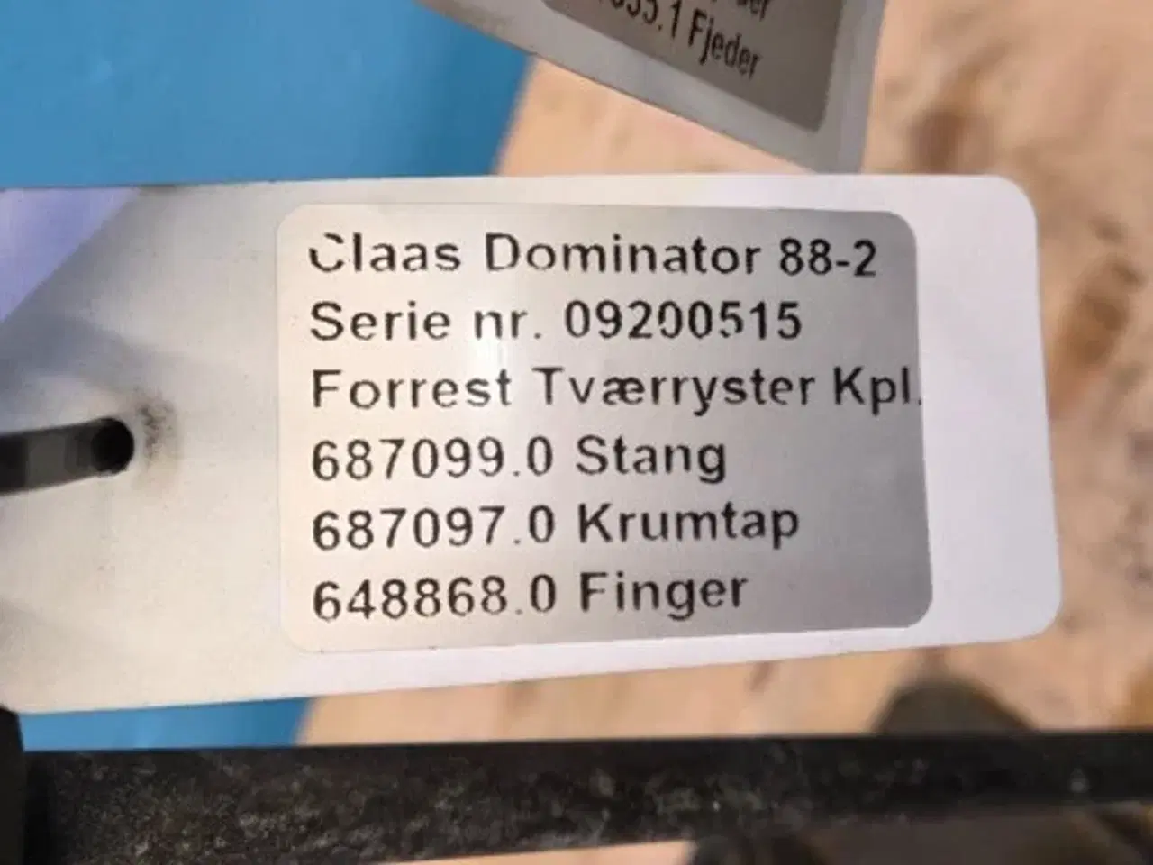 Billede 7 - Claas Dominator 88 Tværryster 687099.0