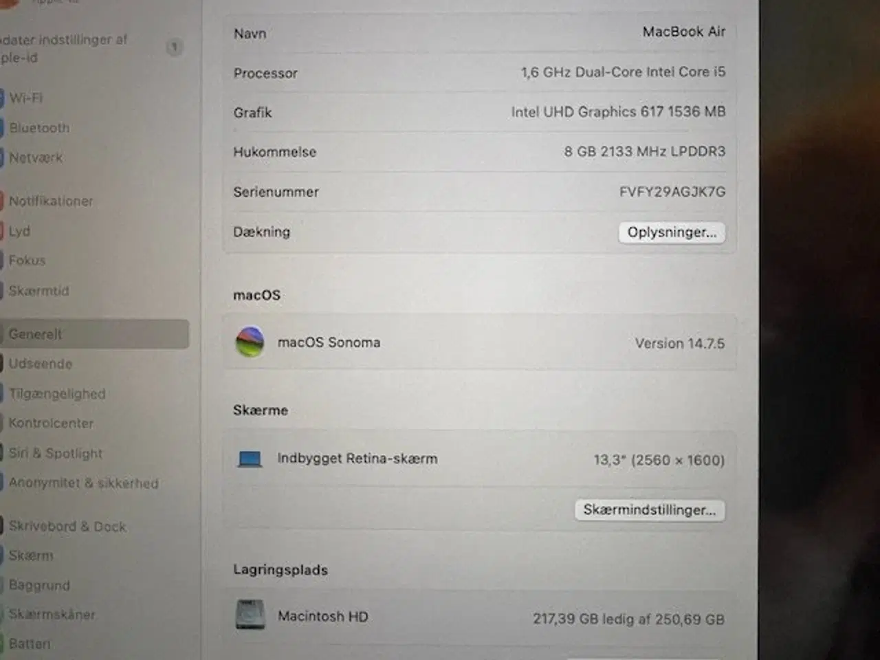 Billede 5 - MacBook Air 13,3"