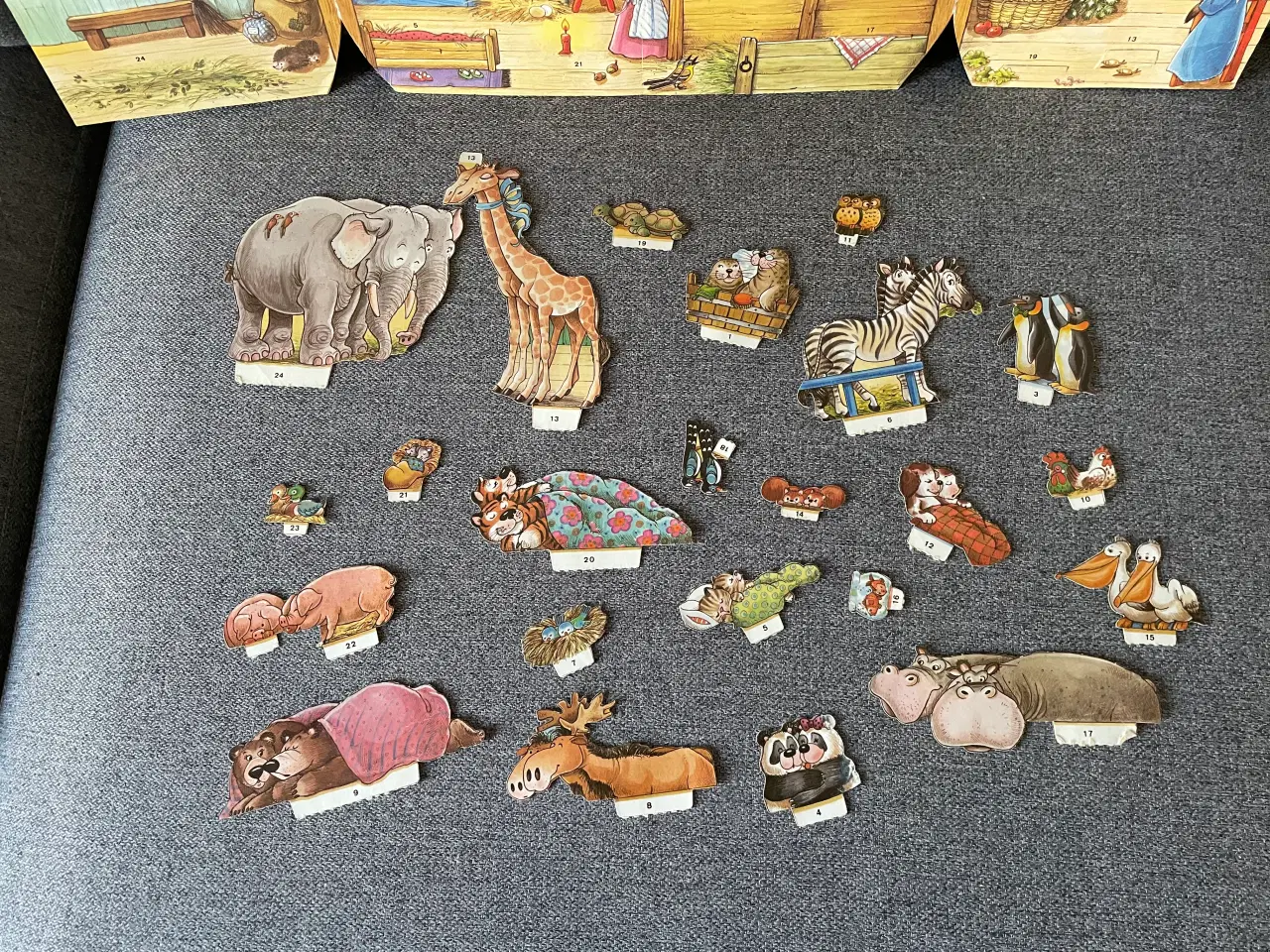 Billede 2 - Noahs Ark julekalender fra 1988