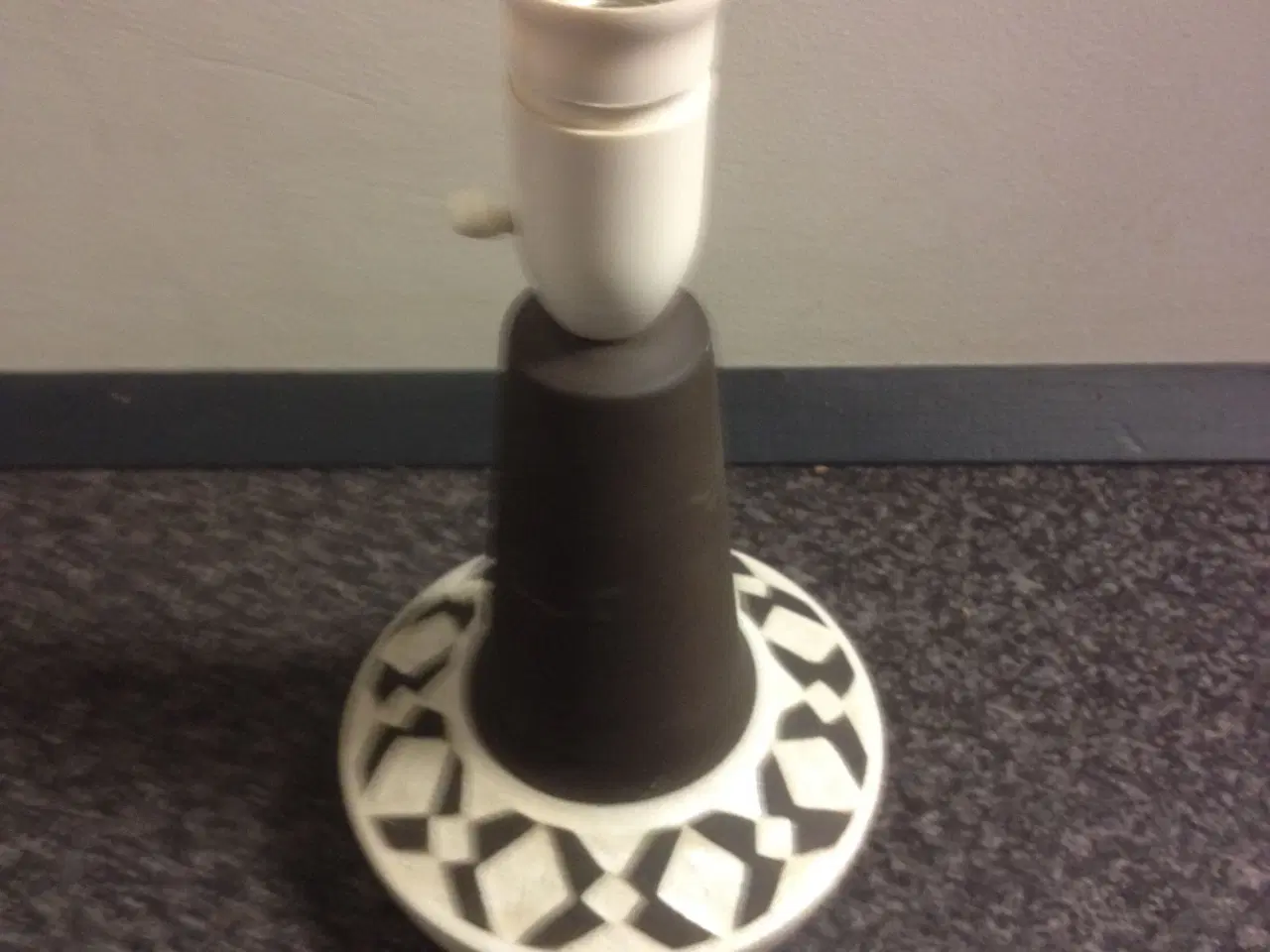 Billede 1 - Keramik bordlampe